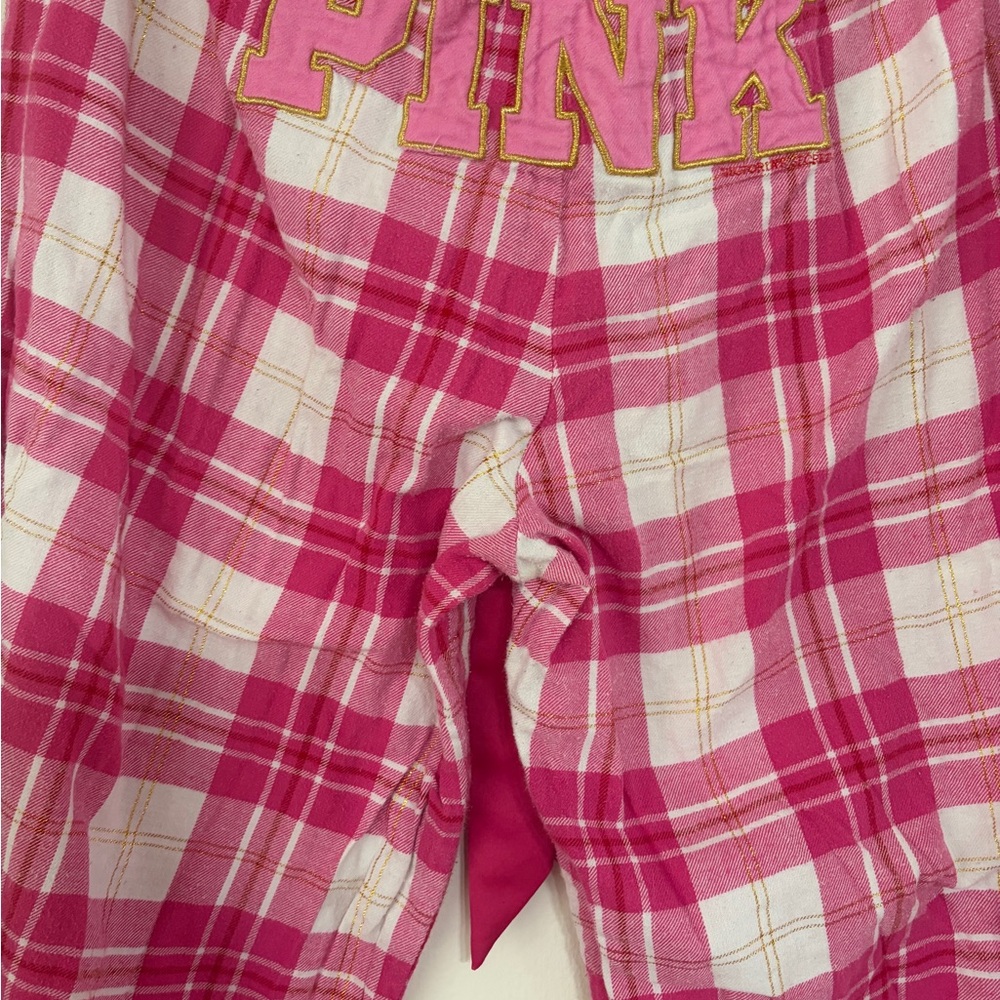 PINK Victoria's Secret Kids Plaid Pajama Bottoms - Picture 10 of 11